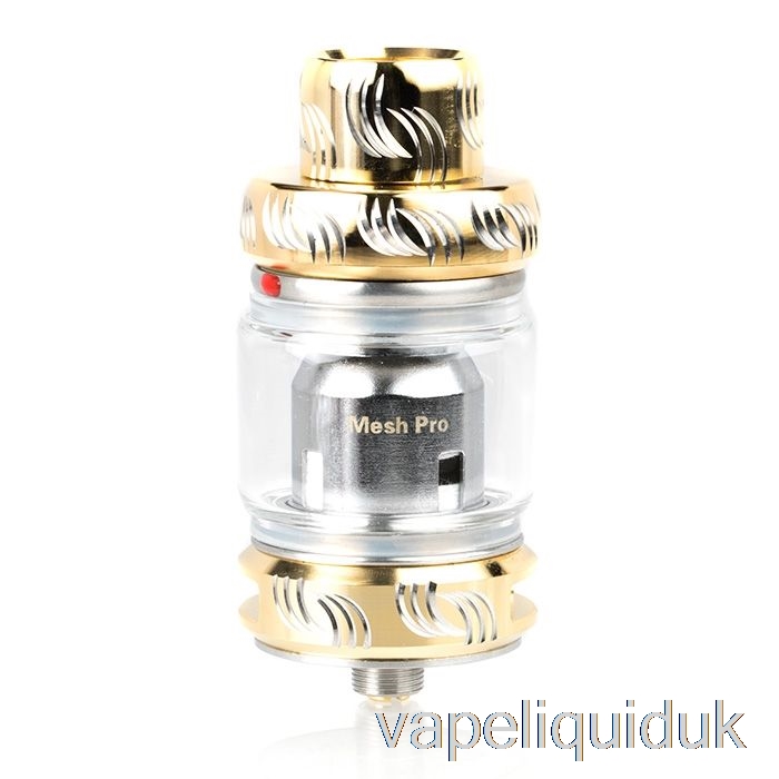 FreeMax Mesh Pro Sub-Ohm Tank Metal Gold Vape Liquid